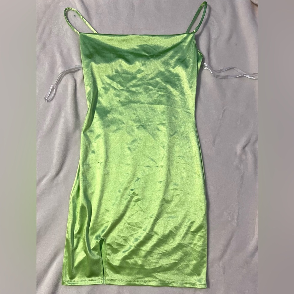 Bright Light Green Dress